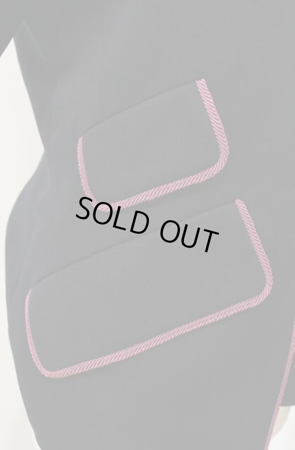 画像3: ヴィヴィアンウエストウッド 中古 / ウエストコートジャケット 42 ネイビーｘパープル  O-26-01-11-006-jc-YM-OS (3)