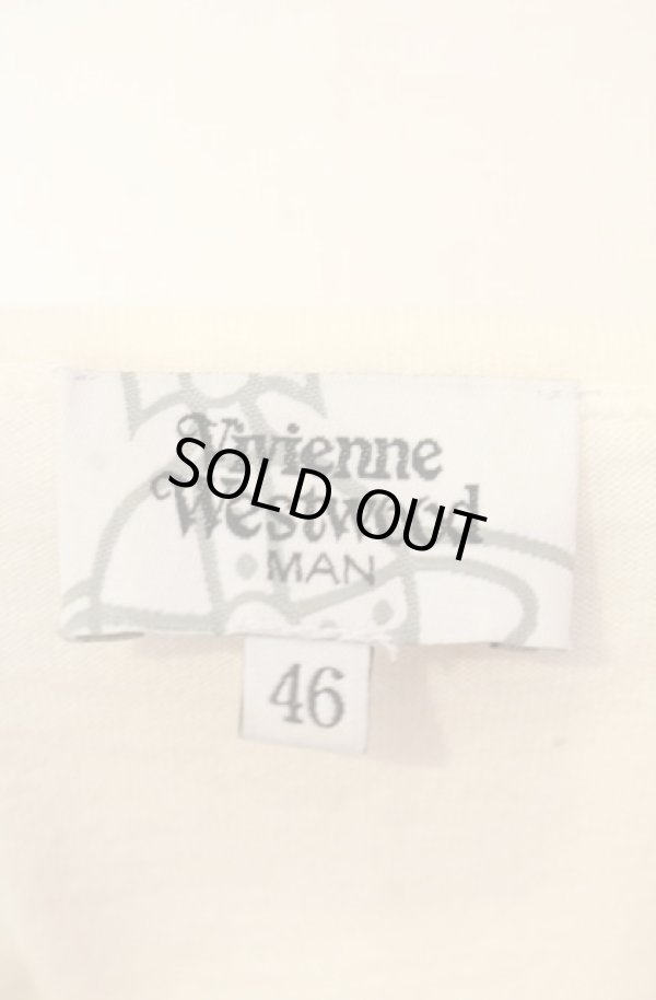 画像5: ヴィヴィアンウエストウッド MAN 中古 / スカルプリントTシャツ 46 ホワイト  O-26-01-11-059-ts-YM-ZY (5)
