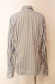 画像5: ヴィヴィアンウエストウッド MAN 中古 / 高襟ストライプシャツ 4 ブルーｘホワイト  O-26-01-11-062-bl-YM-OS (5)