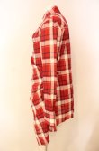 画像4: ヴィヴィアンウエストウッド MAN 中古 / チェックロングシャツ 46 レッド  O-26-01-11-064-bl-YM-OS (4)