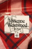 画像6: ヴィヴィアンウエストウッド MAN 中古 / チェックロングシャツ 46 レッド  O-26-01-11-064-bl-YM-OS (6)