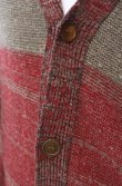画像2: ヴィヴィアンウエストウッド MAN 中古 / グラデーション変形ニットカーディガン 44 ブラウンｘレッド  O-26-01-11-066-to-YM-OS (2)