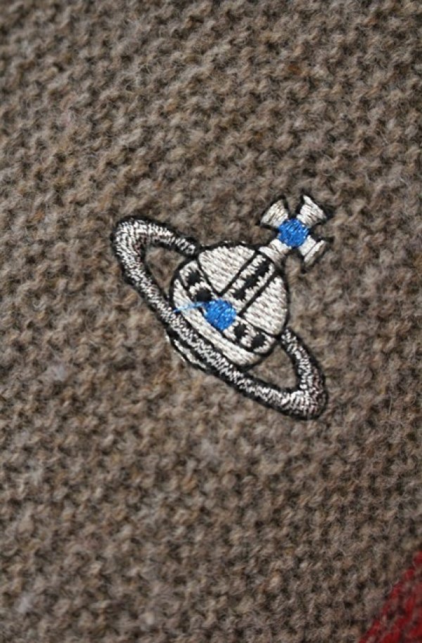 画像3: ヴィヴィアンウエストウッド MAN 中古 / グラデーション変形ニットカーディガン 44 ブラウンｘレッド  O-26-01-11-066-to-YM-OS (3)