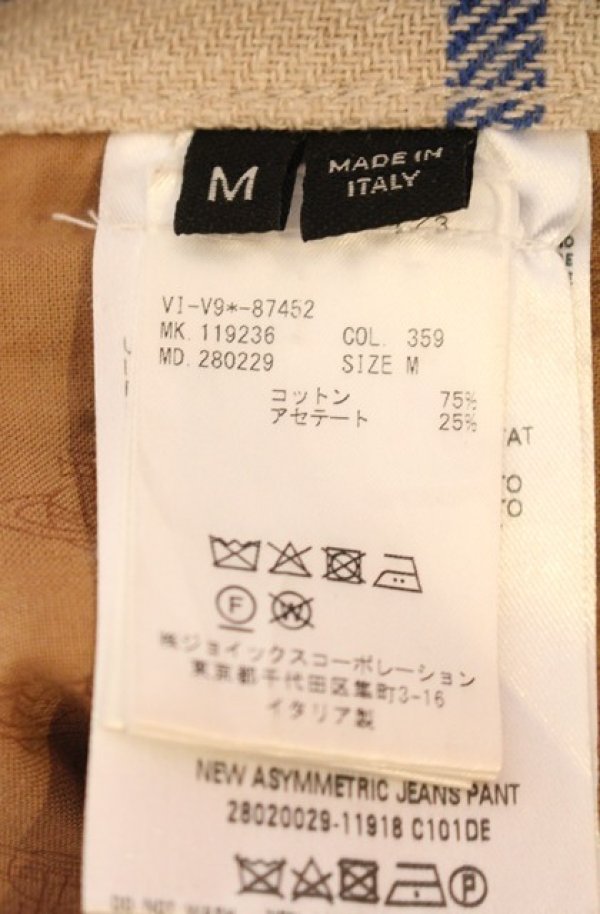 画像7: ヴィヴィアンウエストウッド 中古 / TARTAN NEW ASYMMETRICパンツ M アボリー  O-26-01-11-067-pa-YM-OS (7)