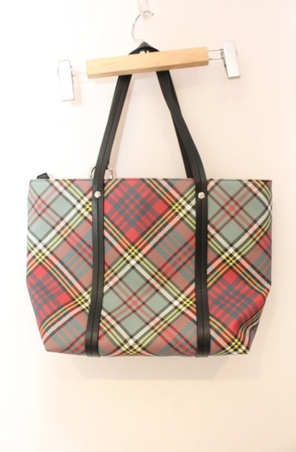 画像3: ヴィヴィアンウエストウッド 中古 / NEW SHOPPER EXHIBITION トートバッグ  アズーロ  O-26-01-11-071-ba-YM-OS (3)