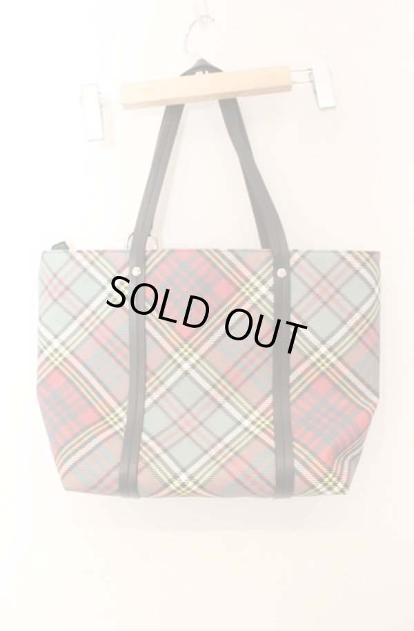 画像3: ヴィヴィアンウエストウッド 中古 / NEW SHOPPER EXHIBITION トートバッグ  アズーロ  O-26-01-11-071-ba-YM-OS (3)