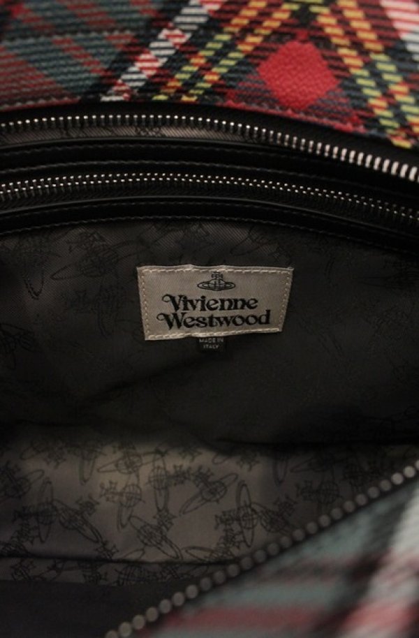 画像4: ヴィヴィアンウエストウッド 中古 / NEW SHOPPER EXHIBITION トートバッグ  アズーロ  O-26-01-11-071-ba-YM-OS (4)