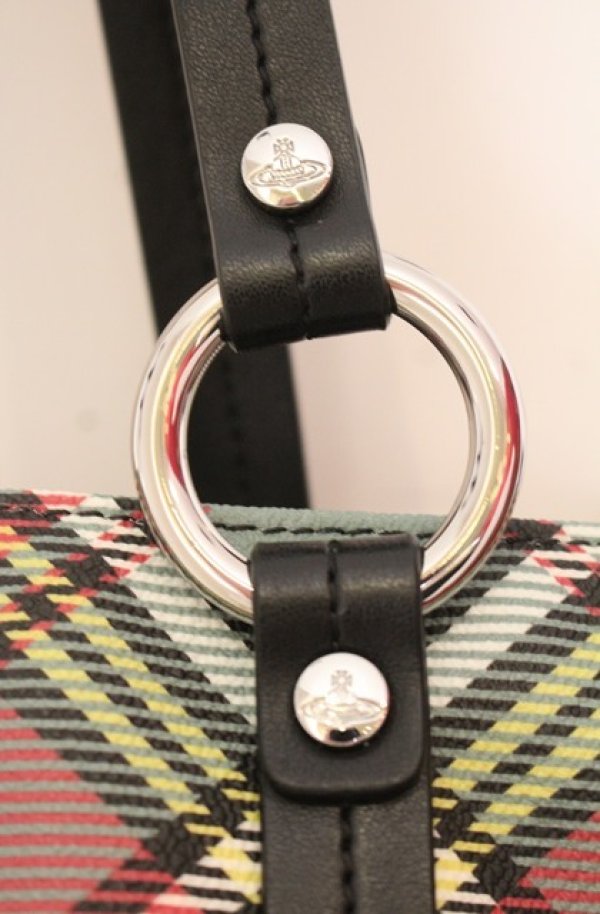 画像5: ヴィヴィアンウエストウッド 中古 / NEW SHOPPER EXHIBITION トートバッグ  アズーロ  O-26-01-11-071-ba-YM-OS (5)