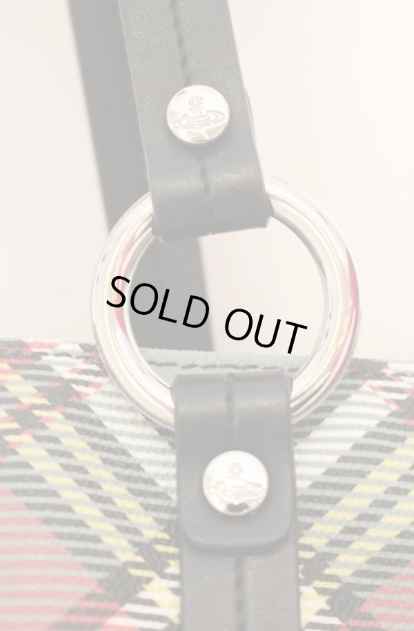 画像5: ヴィヴィアンウエストウッド 中古 / NEW SHOPPER EXHIBITION トートバッグ  アズーロ  O-26-01-11-071-ba-YM-OS (5)