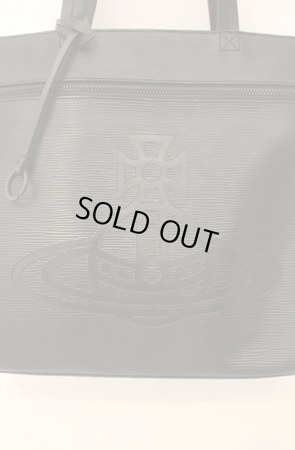 画像2: ヴィヴィアンウエストウッド MAN 中古 / Flow トートバッグ  ブラック  O-26-01-11-078-ba-YM-OS (2)