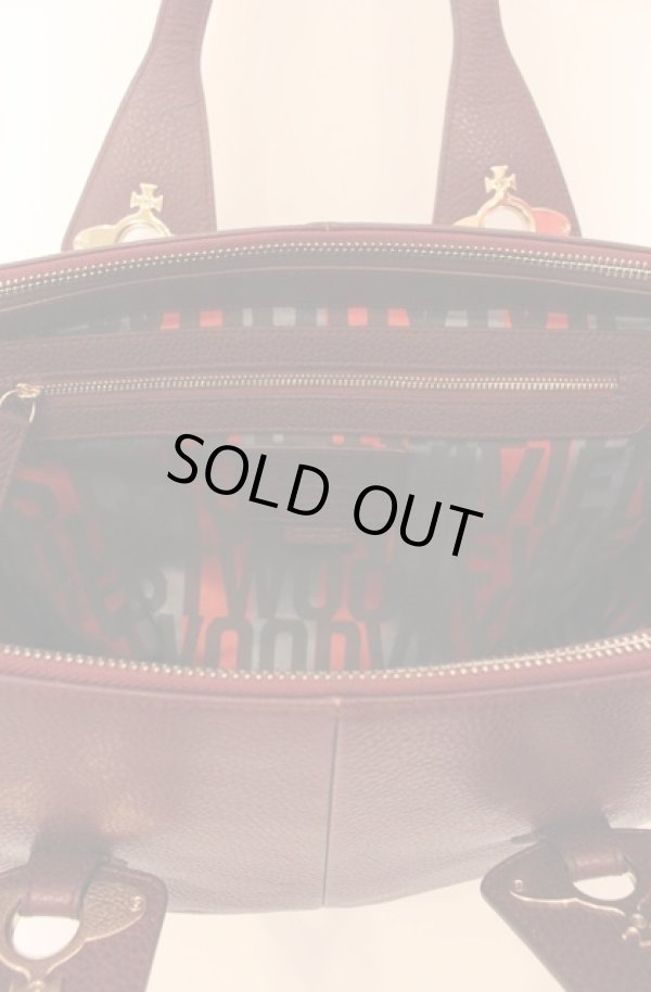 画像5: ヴィヴィアンウエストウッド 中古 / NEW CAMEO デイバッグ（ニューカメオ）  ワイン  O-26-01-11-079-ba-YM-OS (5)