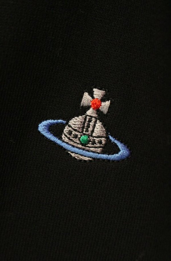 画像2: ヴィヴィアンウエストウッド 中古 / TAPE HOODIE（テープフーディー）パーカー XXL ブラック  O-26-01-11-008-to-YM-OS (2)