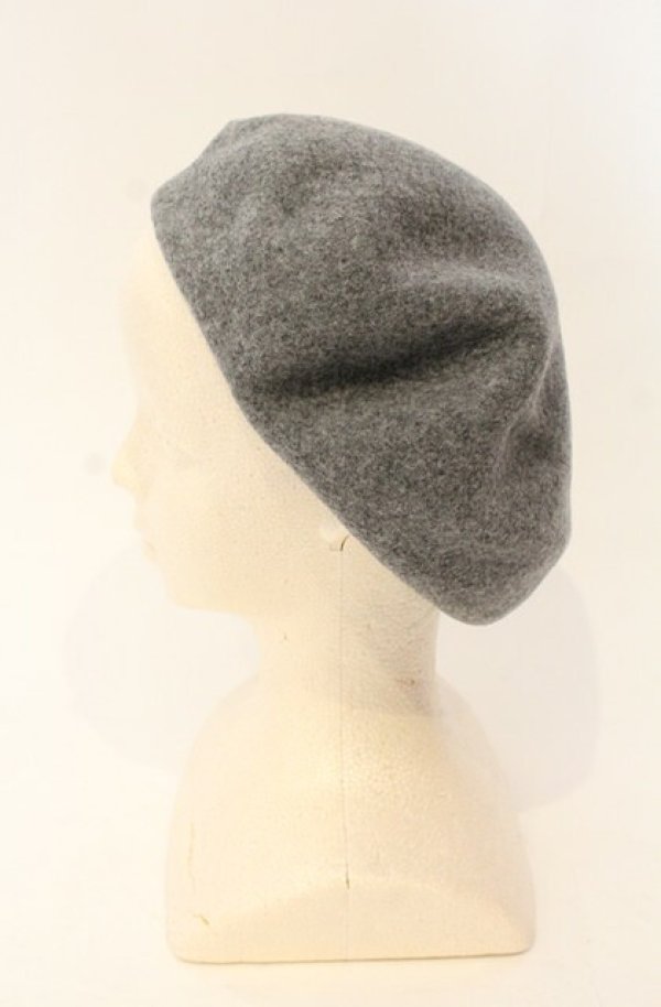 画像3: ヴィヴィアンウエストウッド 中古 / ワンポイントORBベレー帽  グレー  O-26-01-11-082-ha-YM-OS (3)