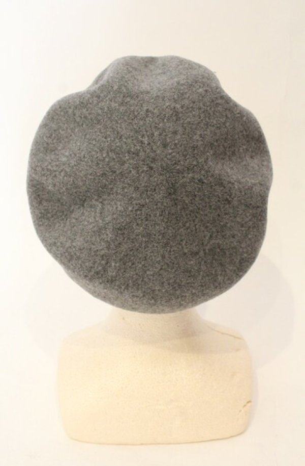 画像4: ヴィヴィアンウエストウッド 中古 / ワンポイントORBベレー帽  グレー  O-26-01-11-082-ha-YM-OS (4)