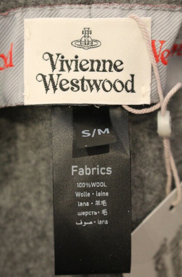 画像5: ヴィヴィアンウエストウッド 中古 / ワンポイントORBベレー帽  グレー  O-26-01-11-082-ha-YM-OS (5)