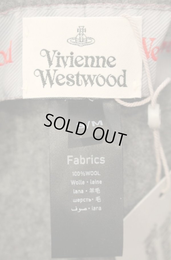 画像5: ヴィヴィアンウエストウッド 中古 / ワンポイントORBベレー帽  グレー  O-26-01-11-082-ha-YM-OS (5)