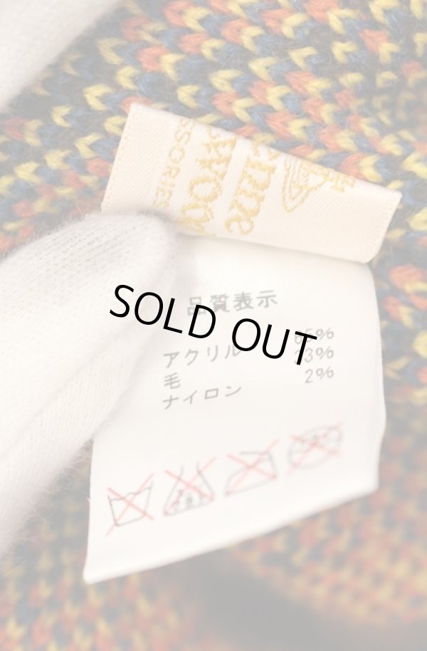 画像5: ヴィヴィアンウエストウッド 中古 / ヘリテージパッチワークニット帽  マルチ  O-26-01-11-083-ha-YM-ZH (5)