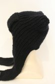 画像3: ヴィヴィアンウエストウッド 中古 / Cat Ear Kint（キャットイヤーニットキャップ）  ブラック  O-26-01-11-084-ha-YM-OS (3)