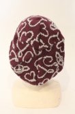 画像4: ヴィヴィアンウエストウッド 中古 / スクリブルハートビーニーキャップ  パープル  O-26-01-11-086-gd-YM-OS (4)