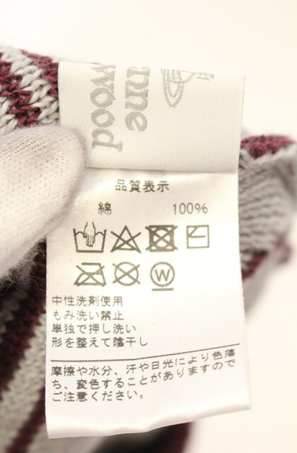 画像5: ヴィヴィアンウエストウッド 中古 / スクリブルハートビーニーキャップ  パープル  O-26-01-11-086-gd-YM-OS (5)