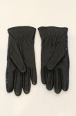 画像3: ヴィヴィアンウエストウッド 中古 / チェックレザーグローブ  ブルー×ブラック  O-26-01-11-088-gd-IG-OS (3)