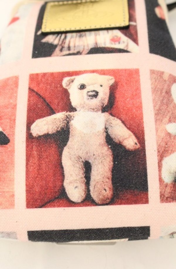 画像3: ヴィヴィアンウエストウッド 中古 / CANVAS TEDDIES PEGGY CROSSBODY ポーチ（キャンバステディ ペギークロスボディ）  マルチ  O-26-01-11-091-ba-YM-OS (3)