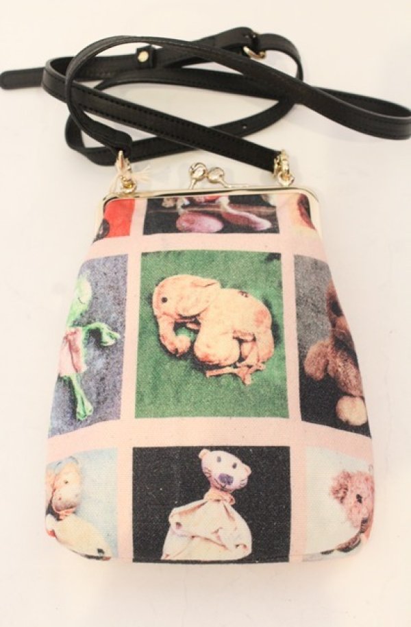 画像4: ヴィヴィアンウエストウッド 中古 / CANVAS TEDDIES PEGGY CROSSBODY ポーチ（キャンバステディ ペギークロスボディ）  マルチ  O-26-01-11-091-ba-YM-OS (4)