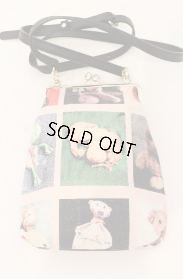 画像4: ヴィヴィアンウエストウッド 中古 / CANVAS TEDDIES PEGGY CROSSBODY ポーチ（キャンバステディ ペギークロスボディ）  マルチ  O-26-01-11-091-ba-YM-ZH (4)