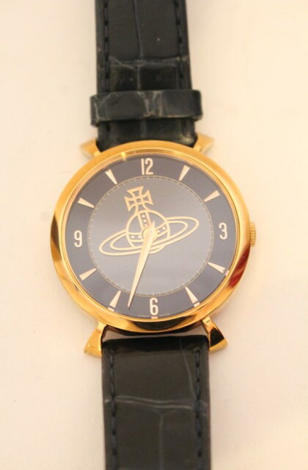 画像3: ヴィヴィアンウエストウッド 中古 / CLASSIC BLUE ウォッチ　腕時計  ネイビーｘゴールド  O-26-01-11-093-ac-YM-OS (3)
