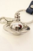 画像2: ヴィヴィアンウエストウッド 中古 / SOFIA 3D ORB キーホルダー（ソフィア）  シルバーｘネイビー  O-26-01-11-095-gd-YM-OS (2)