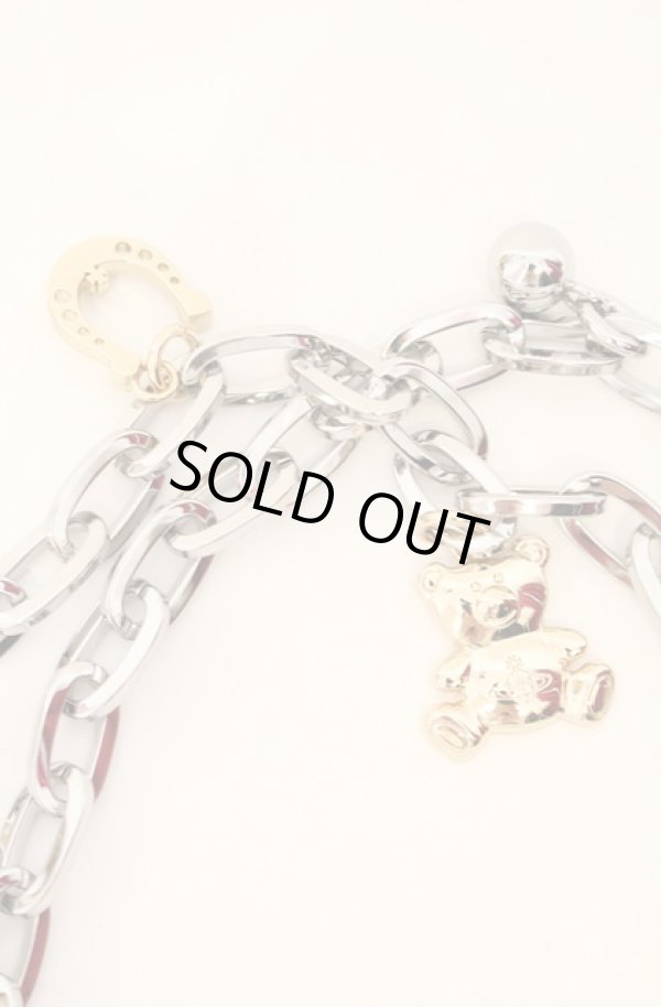 画像5: ヴィヴィアンウエストウッド 中古 / MULTI CHARM ベルト（マルチチャームベルト） シルバーｘゴールド   O-26-01-11-096-gd-YM-OS (5)