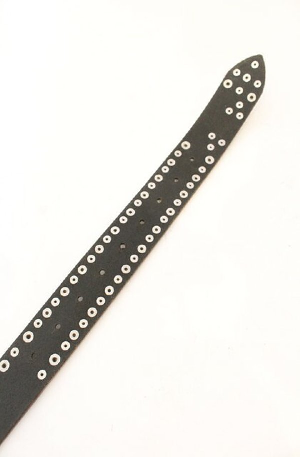 画像5: ヴィヴィアンウエストウッド 中古 / オーバルバックルスタッズベルト メンズS規格 シルバーｘブラック  O-26-01-11-098-gd-YM-OS (5)
