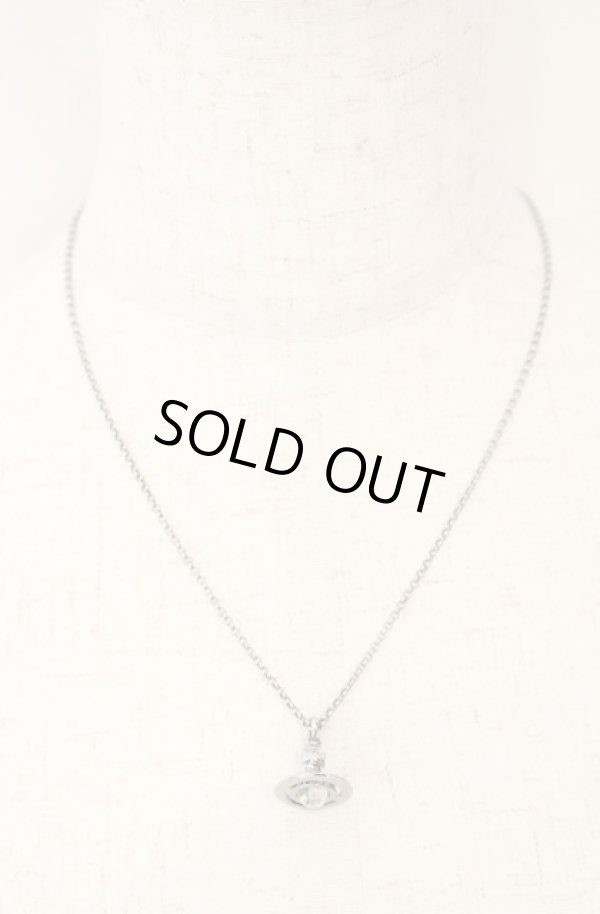 画像5: ヴィヴィアンウエストウッド 中古 / PETITE ORB NECKLACES（プチオーブネックレス）  ガンメタル  O-26-01-11-103-nl-YM-OS (5)