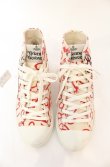 画像3: ヴィヴィアンウエストウッド 中古 / PLIMSOLL HIGH TOPスニーカー（プリムソールハイトップ） 38（24cm） アイボリーｘレッド  O-26-01-11-104-sh-YM-OS (3)