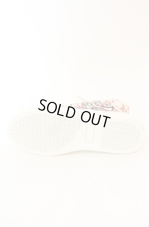 画像7: ヴィヴィアンウエストウッド 中古 / PLIMSOLL HIGH TOPスニーカー（プリムソールハイトップ） 38（24cm） アイボリーｘレッド  O-26-01-11-104-sh-YM-ZH (7)