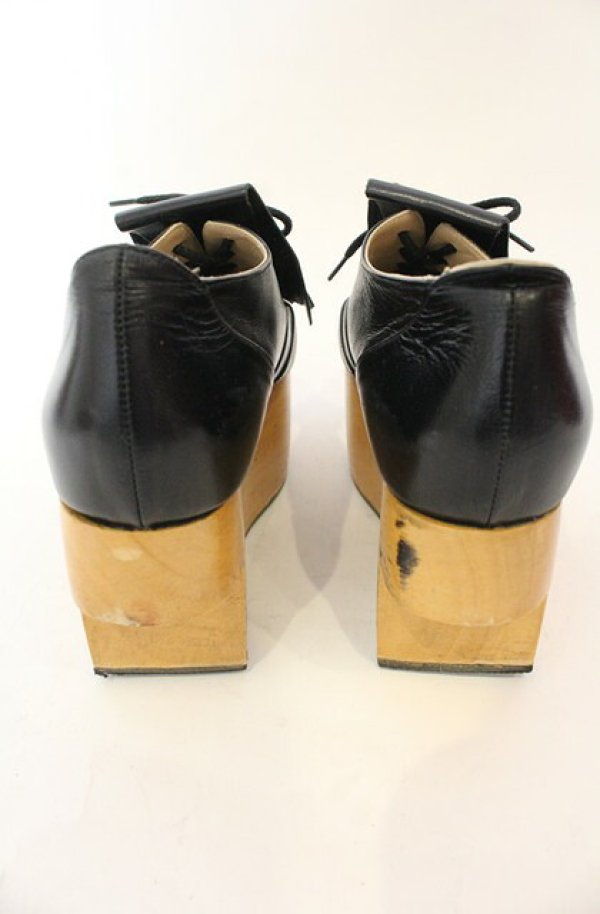 画像6: ヴィヴィアンウエストウッド 中古 / ロッキンホースゴルフ 6（24.5-25cm） ブラック  O-26-01-11-107-sh-YM-OS (6)