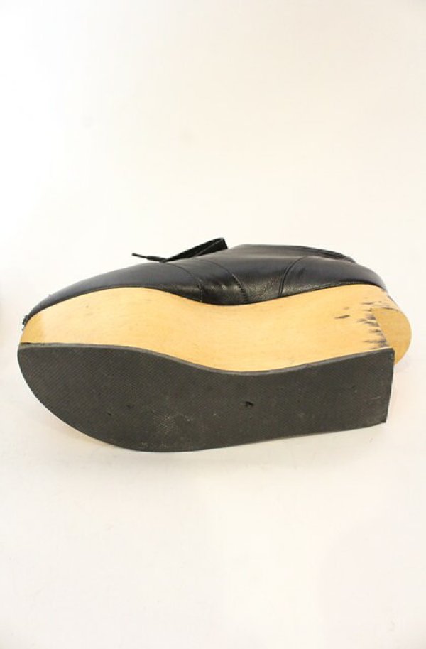 画像8: ヴィヴィアンウエストウッド 中古 / ロッキンホースゴルフ 6（24.5-25cm） ブラック  O-26-01-11-107-sh-YM-OS (8)