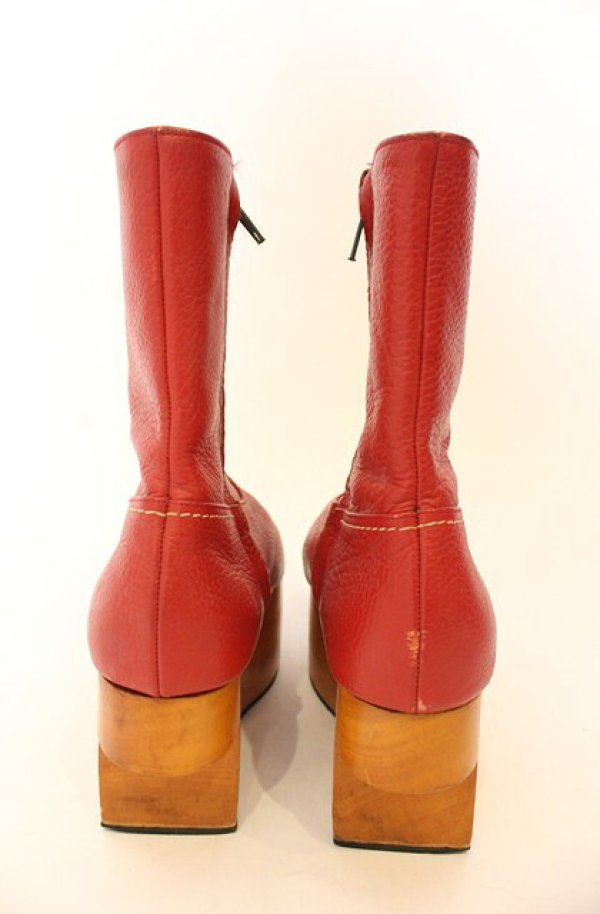 画像8: ヴィヴィアンウエストウッド 中古 / ロッキンホースブーツ 5（約24.5cm） レッド  O-26-01-11-108-sh-YM-OS (8)
