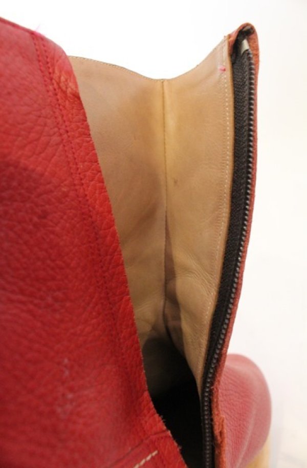 画像10: ヴィヴィアンウエストウッド 中古 / ロッキンホースブーツ 5（約24.5cm） レッド  O-26-01-11-108-sh-YM-OS (10)