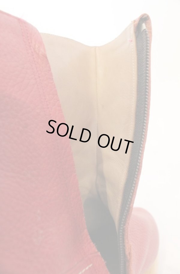 画像10: ヴィヴィアンウエストウッド 中古 / ロッキンホースブーツ 5（約24.5cm） レッド  O-26-01-11-108-sh-YM-OS (10)