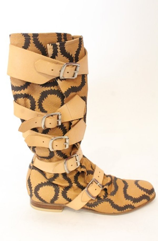 画像3: ヴィヴィアンウエストウッド 中古 / スクイグルパイレーツブーツ 6（24.5〜25cm） ブラウン  O-26-01-11-109-sh-YM-OS (3)