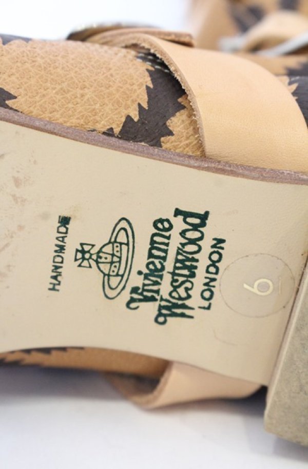 画像6: ヴィヴィアンウエストウッド 中古 / スクイグルパイレーツブーツ 6（24.5〜25cm） ブラウン  O-26-01-11-109-sh-YM-OS (6)