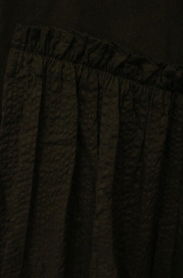 画像3: ヴィヴィアンウエストウッド 中古 / ミラクルウェーブブロッキングギャザースカートドレス 00 ブラック  O-26-01-11-011-op-YM-OS (3)