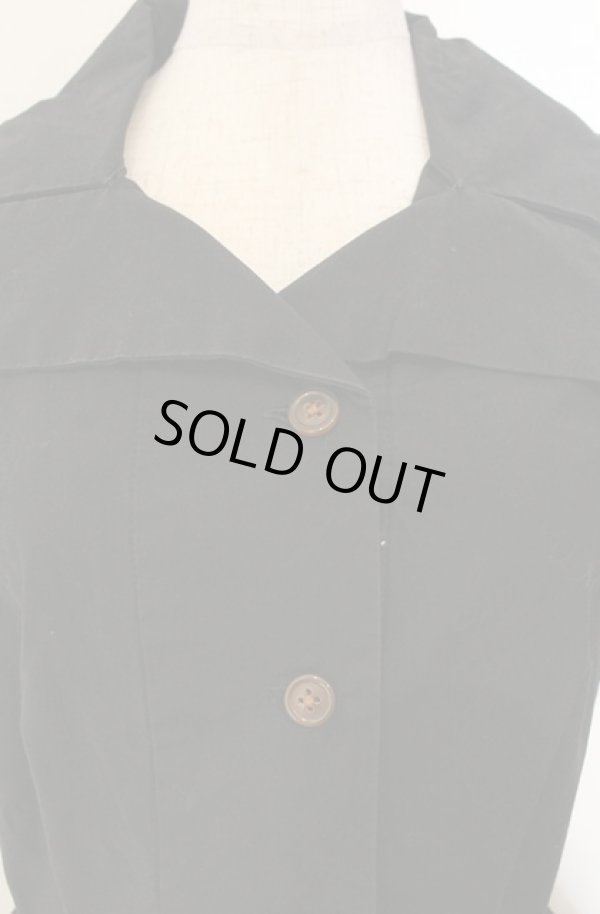 画像2: ヴィヴィアンウエストウッド 中古 / コットンフレアワンピース 2 ブラック  O-26-01-11-013-op-YM-ZH (2)