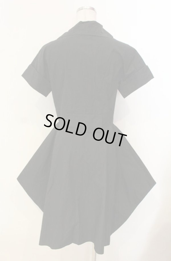 画像5: ヴィヴィアンウエストウッド 中古 / コットンフレアワンピース 2 ブラック  O-26-01-11-013-op-YM-ZH (5)