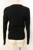 画像5: ヴィヴィアンウエストウッド 中古 / カラーオーブ刺繍ラウンドネックカーディガン S ブラック  O-26-01-11-014-to-YM-OS (5)
