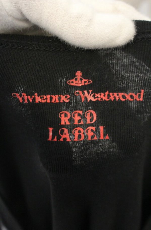 画像5: ヴィヴィアンウエストウッド 中古 / スカルフラワーネックレスカットワンピース 2 ブラック  O-26-01-25-019-op-YM-OS (5)