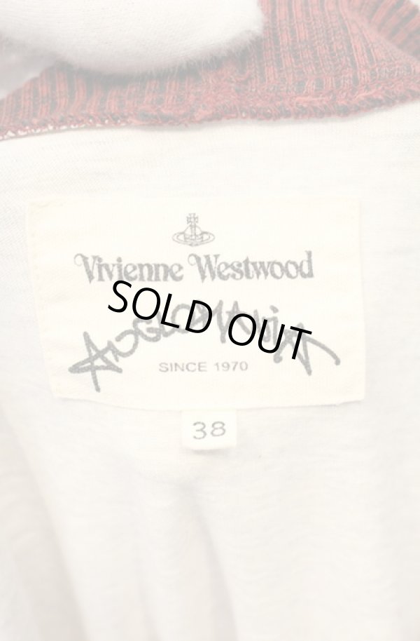 画像4: ANGLOMANIA 中古 / 総柄スクエアカットソー 38 オレンジｘアイボリー  O-26-01-25-020-to-YM-OS (4)