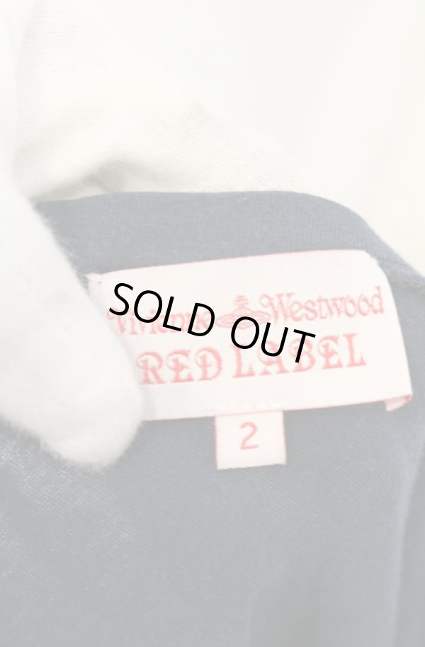 画像5: ヴィヴィアンウエストウッド 中古 / アロープリントカットワンピース 3 ネイビー  O-26-01-25-021-op-YM-OS (5)