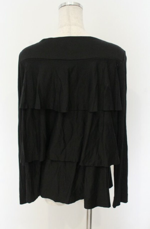 画像3: ヴィヴィアンウエストウッド 中古 / ティアードカットソー 2 ブラック  O-26-01-25-023-to-YM-OS (3)